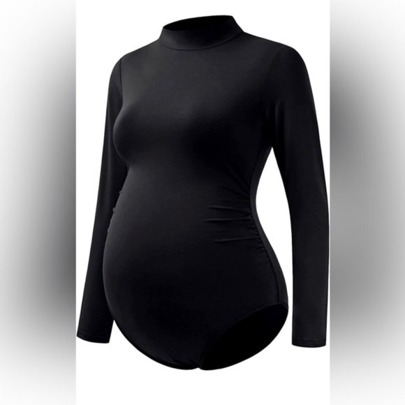 NWT Long Sleeve Maternity Bodysuit - Picture 3 of 10